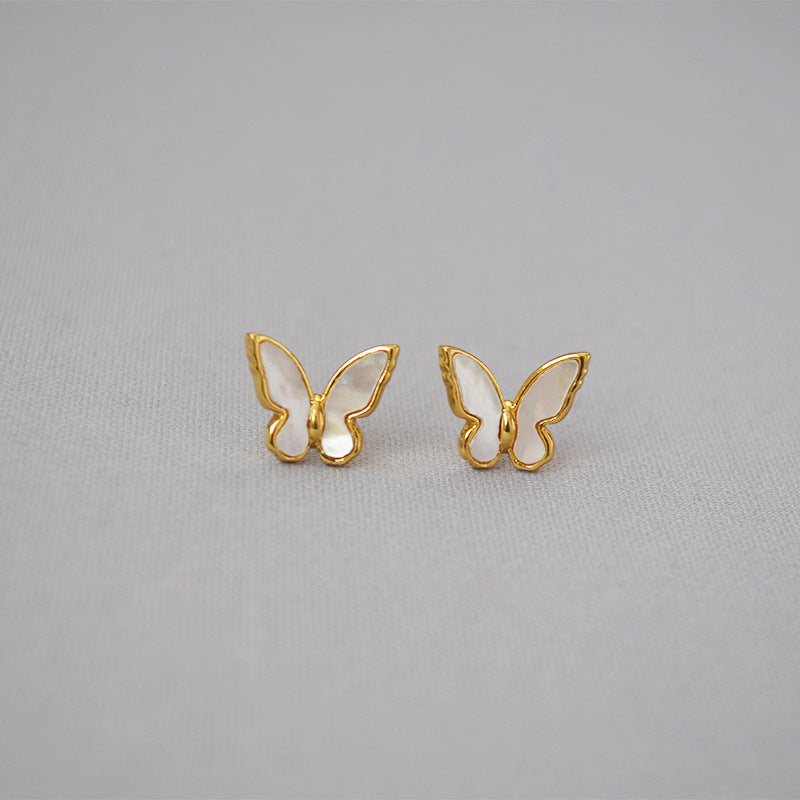 SIMPLE  BUTTERFLY EARRINGS