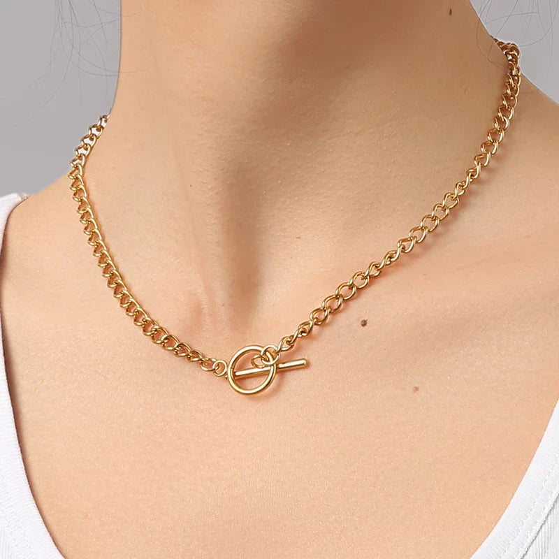 DIOR NECKLACE 18K GOLD PLATED