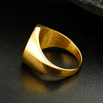 COMPASS RING 18K GOLD PALTED