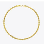 ROPE NECKLACE 18K GOLD PLATED