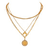 NORA NECKLACE 18K GOLD PLATED