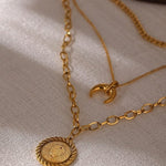 NORA NECKLACE 18K GOLD PLATED