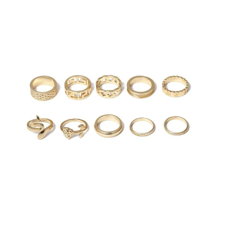 PARIS SNAK RING SET